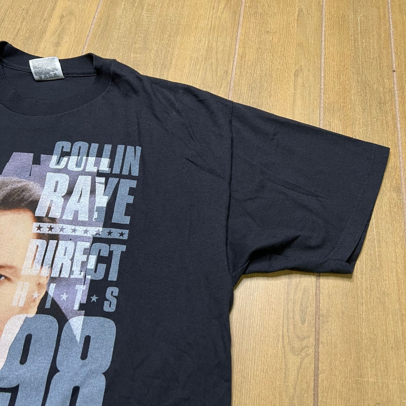 Hanes Vintage 90s Collin Raye "Direct Hits" t-shirt Men Sz XL Size US XL / EU 56 / 4 - 9 Thumbnail