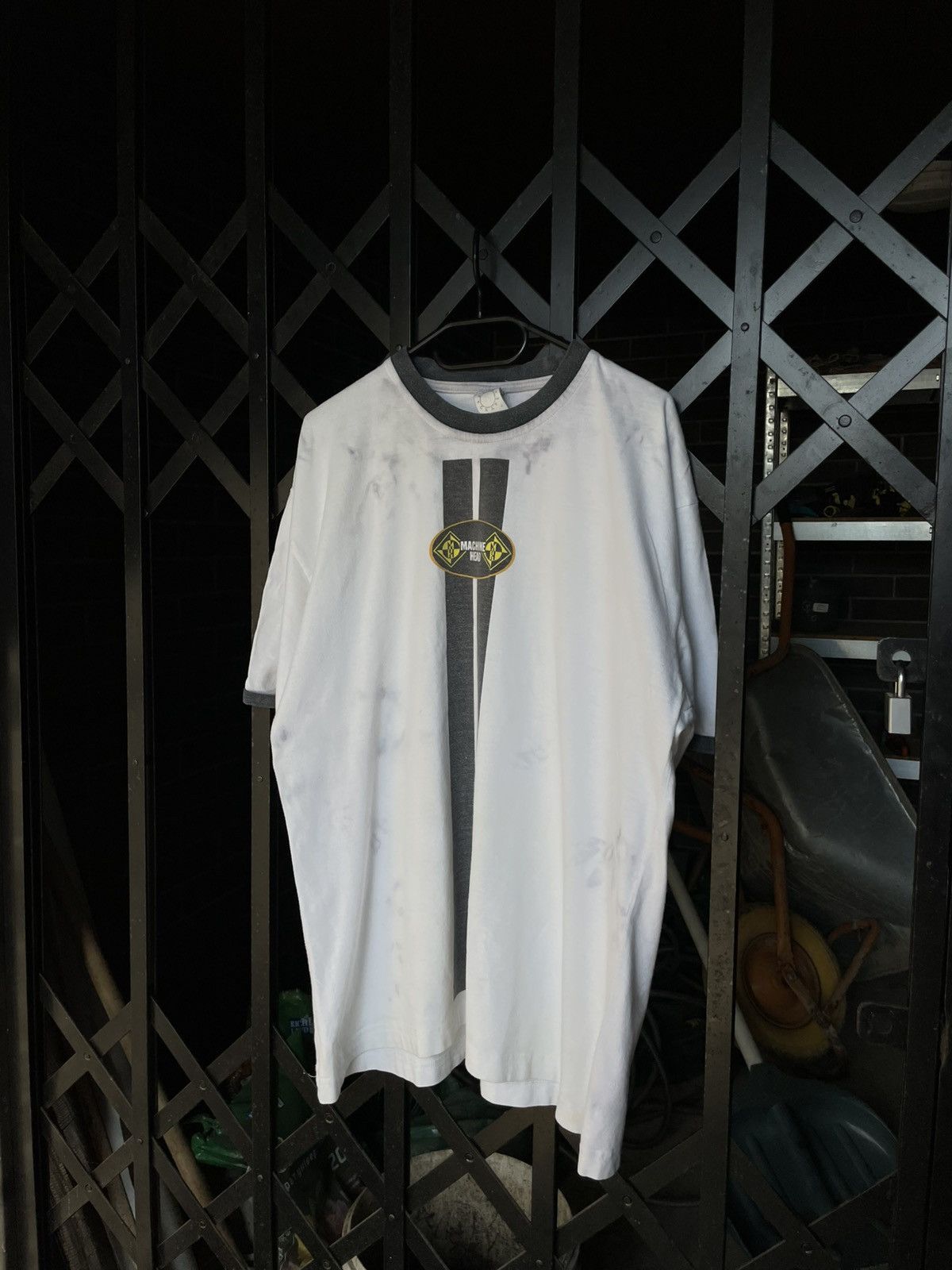 Band Tees × Vintage Machine Head 97 90s Vtg Blue Grape Ringer Band Concert Tee Size US L / EU 52-54 / 3 - 1 Thumbnail
