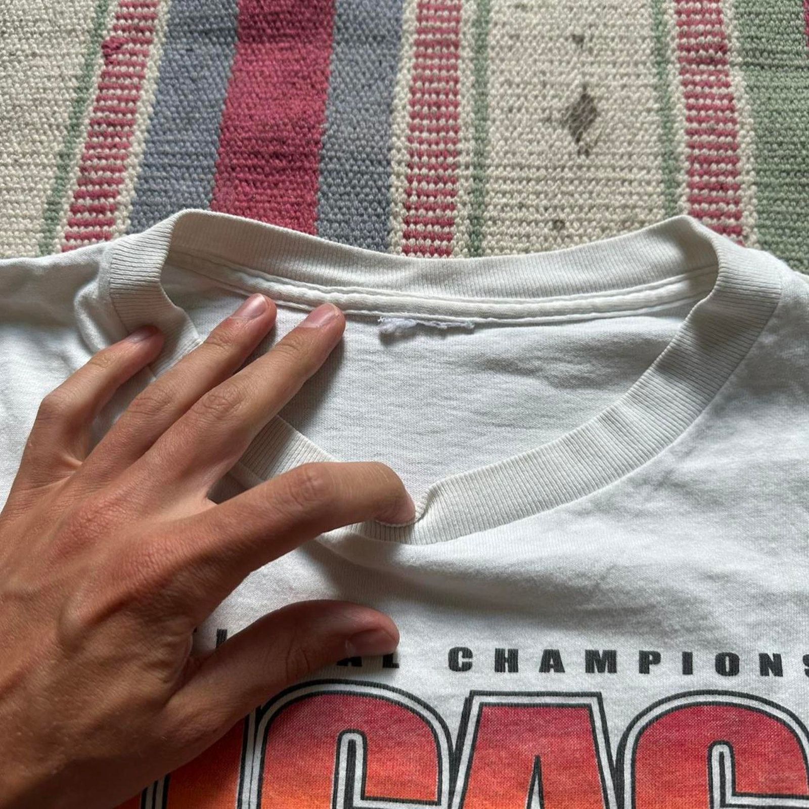 Vintage Vintage 90s BMX Chicago Moto Street Dirt Bike Graphic Shirt Size US L / EU 52-54 / 3 - 6 Thumbnail