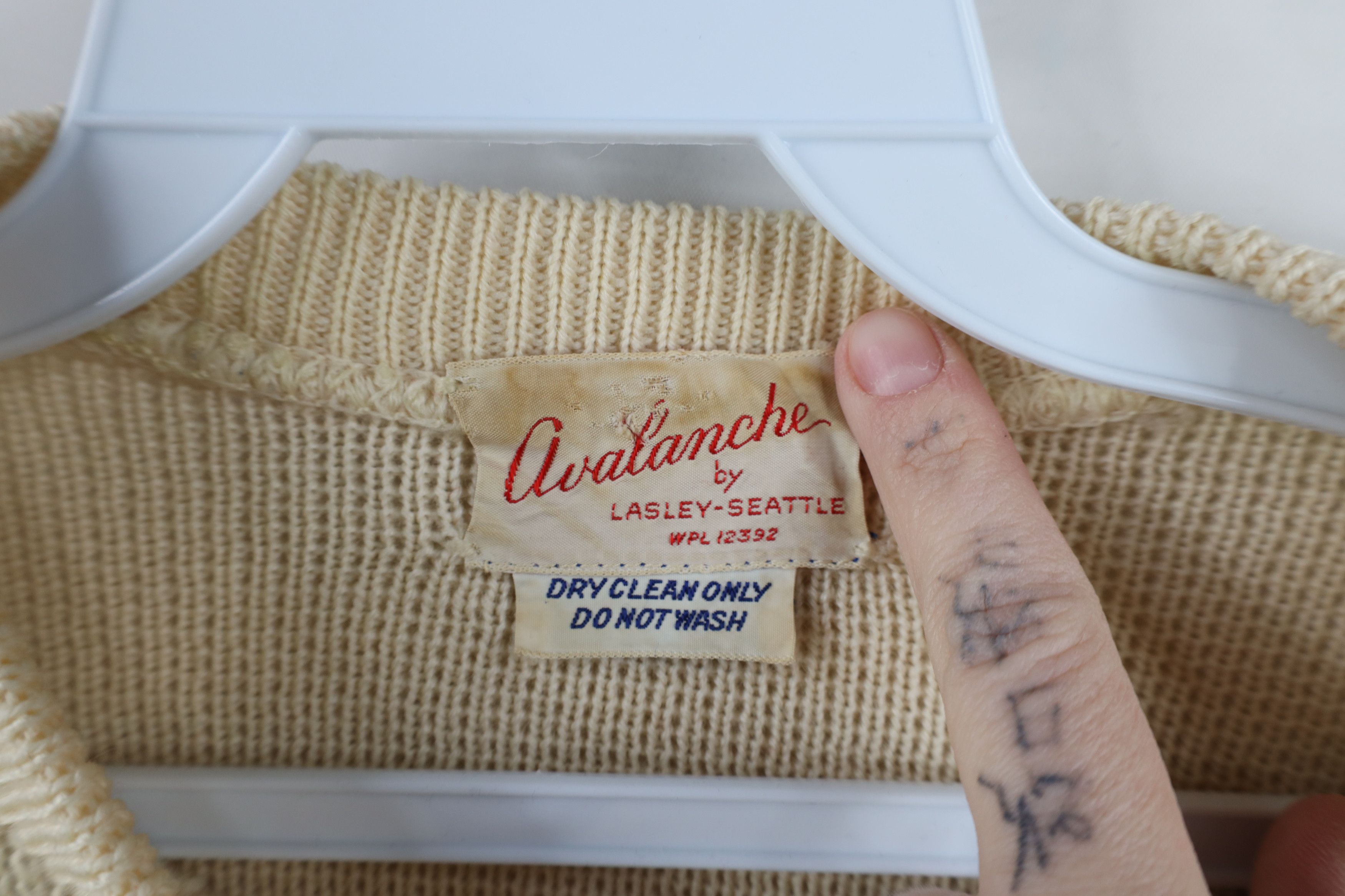 Vintage Vintage 60s Washington State University Varsity Sweater USA Size S / US 4 / IT 40 - 9 Thumbnail