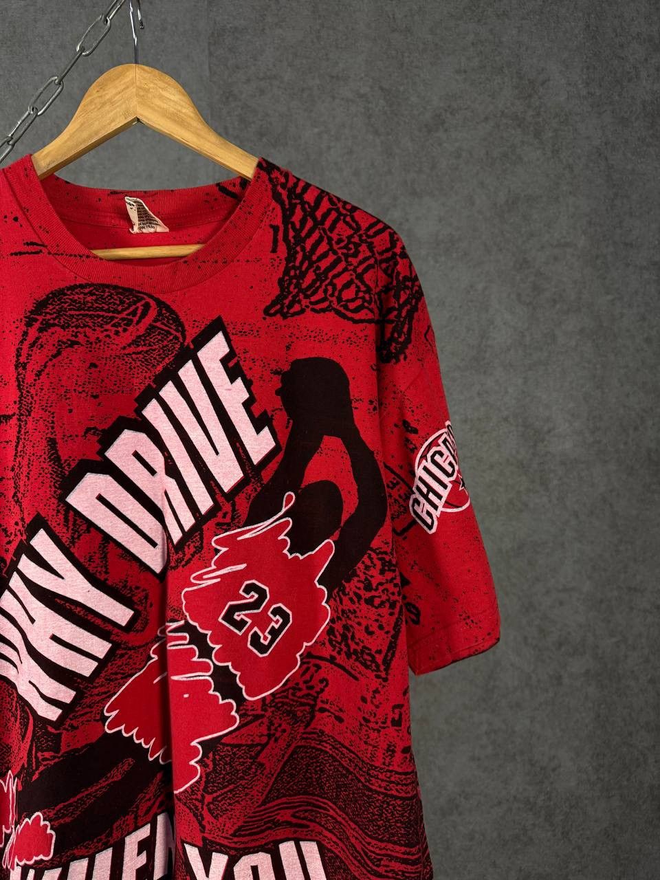 NBA Chicago Bulls NBA vintage overprinted tee Size US XL / EU 56 / 4 - 3 Thumbnail