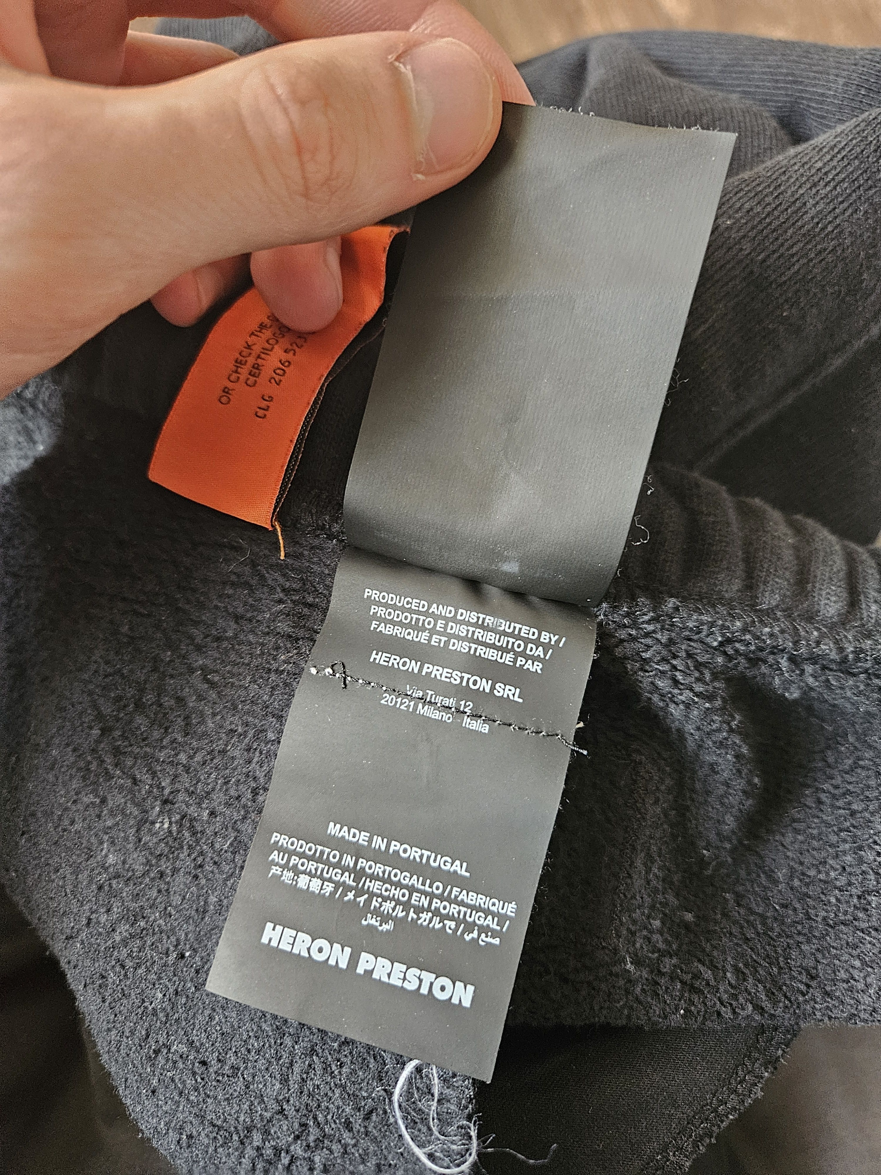 Heron Preston Abstract Print Logo Black Sweatpants Size US 32 / EU 48 - 11 Thumbnail