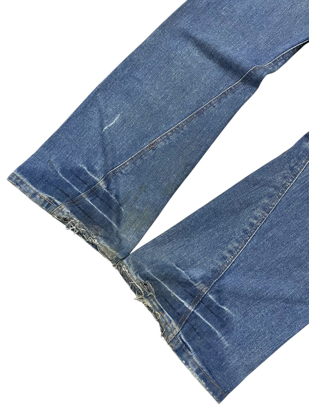 Japanese Brand × Le Grande Bleu (L.G.B.) × Tornado Mart Nylaus Japan Spiral Flare Studded Rhinestones Muddy Jeans Size US 32 / EU 48 - 16 Thumbnail