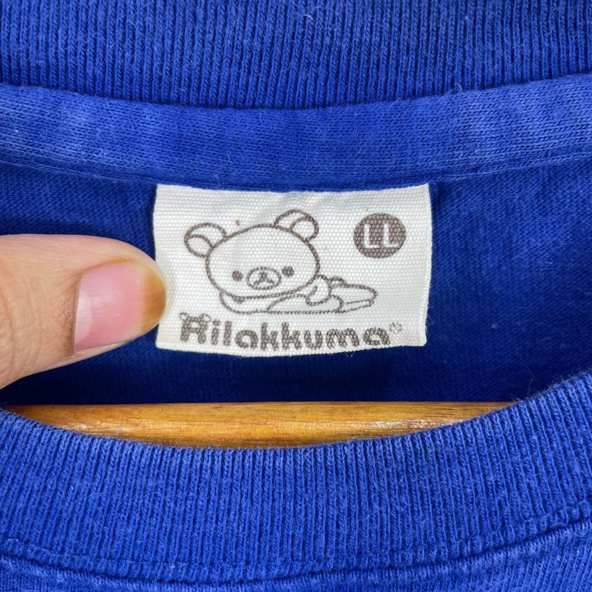 Vintage San-X Rilakkuma Teddy Bear Tee Shirt Size US L / EU 52-54 / 3 - 5 Thumbnail