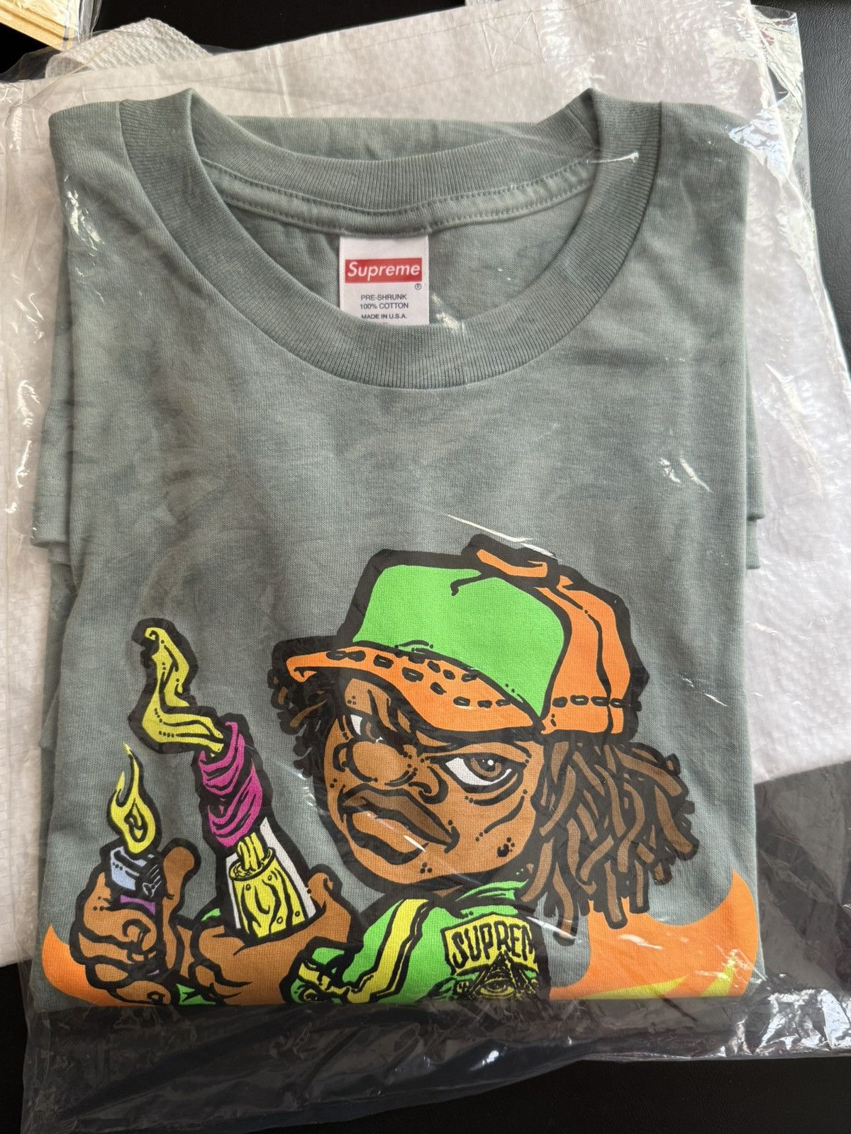 Supreme Supreme Molotov Kid Tee SS19 Size US XL / EU 56 / 4 - 2 Thumbnail