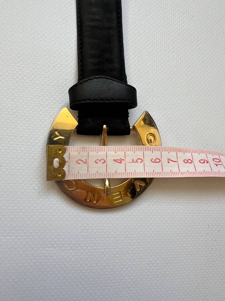 Givenchy × Japanese Brand × Vintage Vintage Givenchy luxury belt gold logo big buckle Size ONE SIZE - 14 Thumbnail