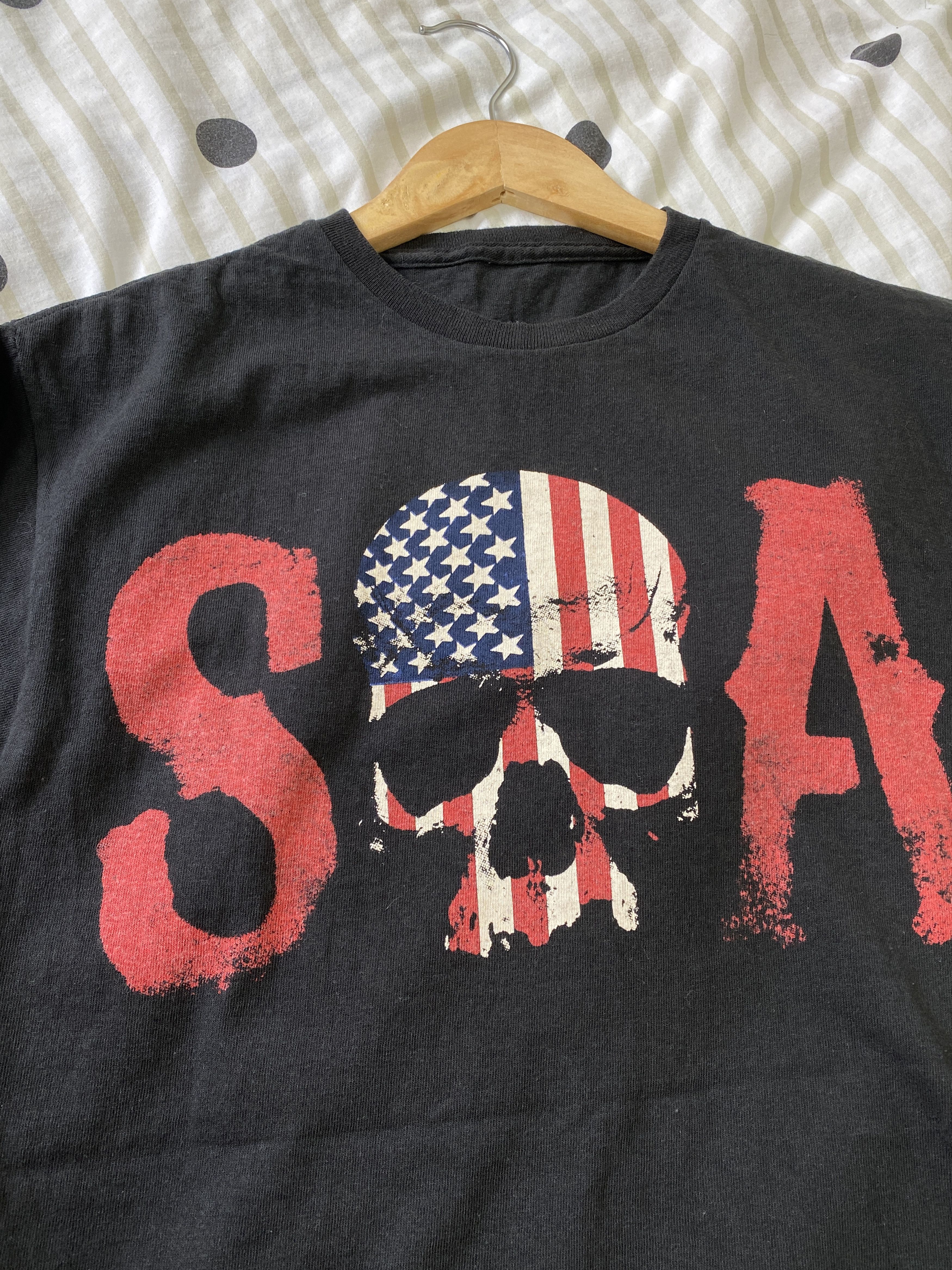 Other Sons Of Anarchy Road Gear Movie Promo USA Flag Skull T-Shirt Size US M / EU 48-50 / 2 - 6 Thumbnail