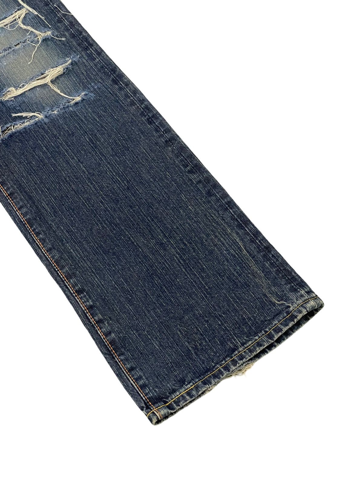 Edwin Flare Jeans Edwin Japan Faded Distress Boot Cut 8🟦3 Size US 32 / EU 48 - 4 Thumbnail