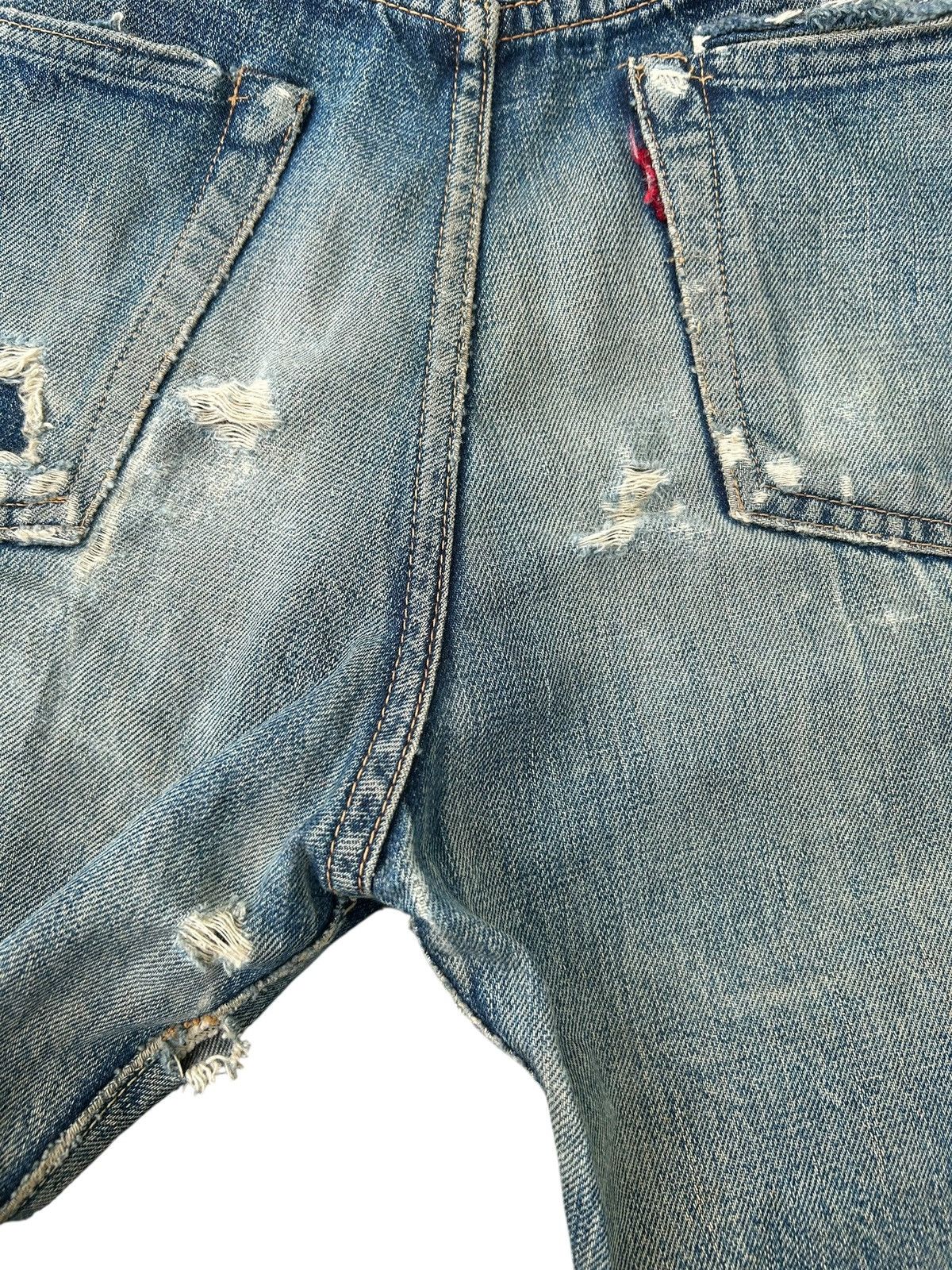 Kapital Thrashed Vintage Denime Selvedge Denim Jeans Size US 29 - 15 Thumbnail