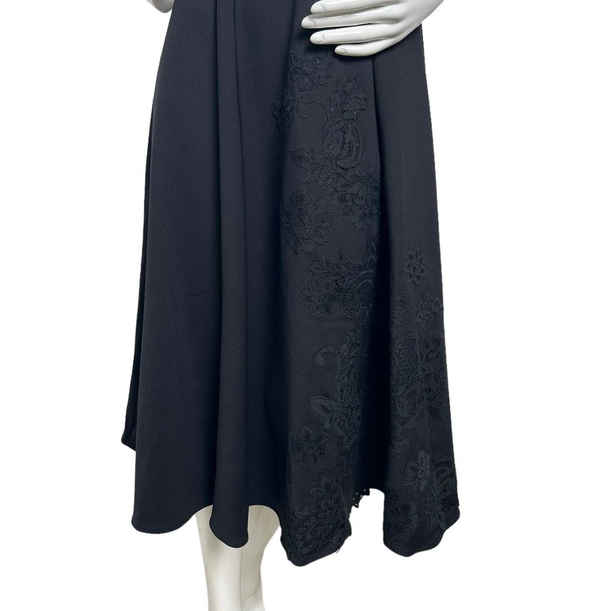 Kate Spade Kate Spade Floral Lace Appliqué Mainline Dress Black Size 4 Size S / US 4 / IT 40 - 8 Thumbnail