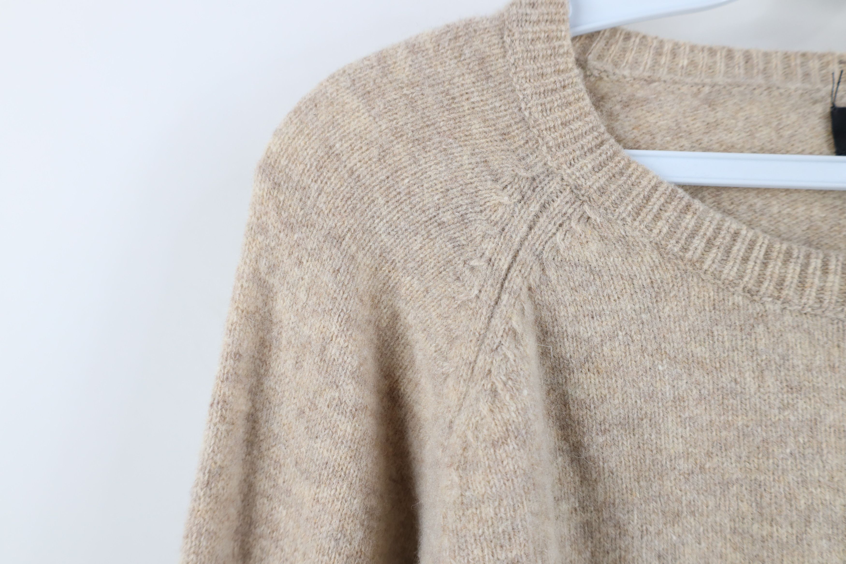J.Crew J Crew Lambswool Knit Crewneck Sweater Heather Brown Size XL / US 12-14 / IT 48-50 - 6 Thumbnail