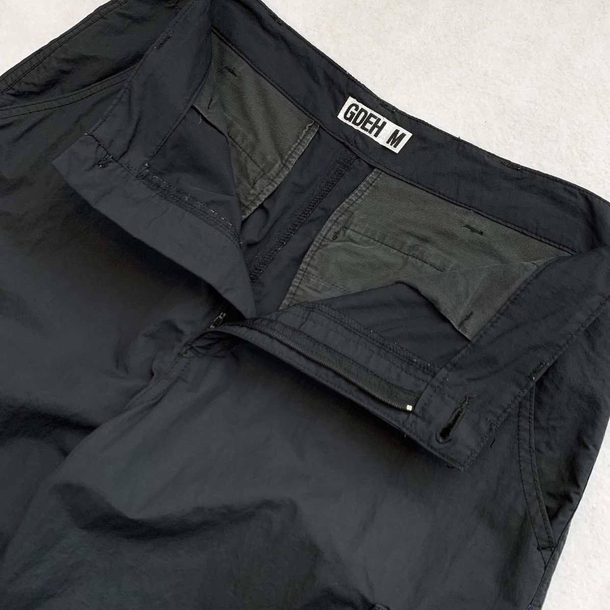 GOODENOUGH × Good Enough × Japanese Brand 2000s GDEH (Goodenough) Nylon 3D Pocket Cargo Pants Size US 30 / EU 46 - 7 Thumbnail
