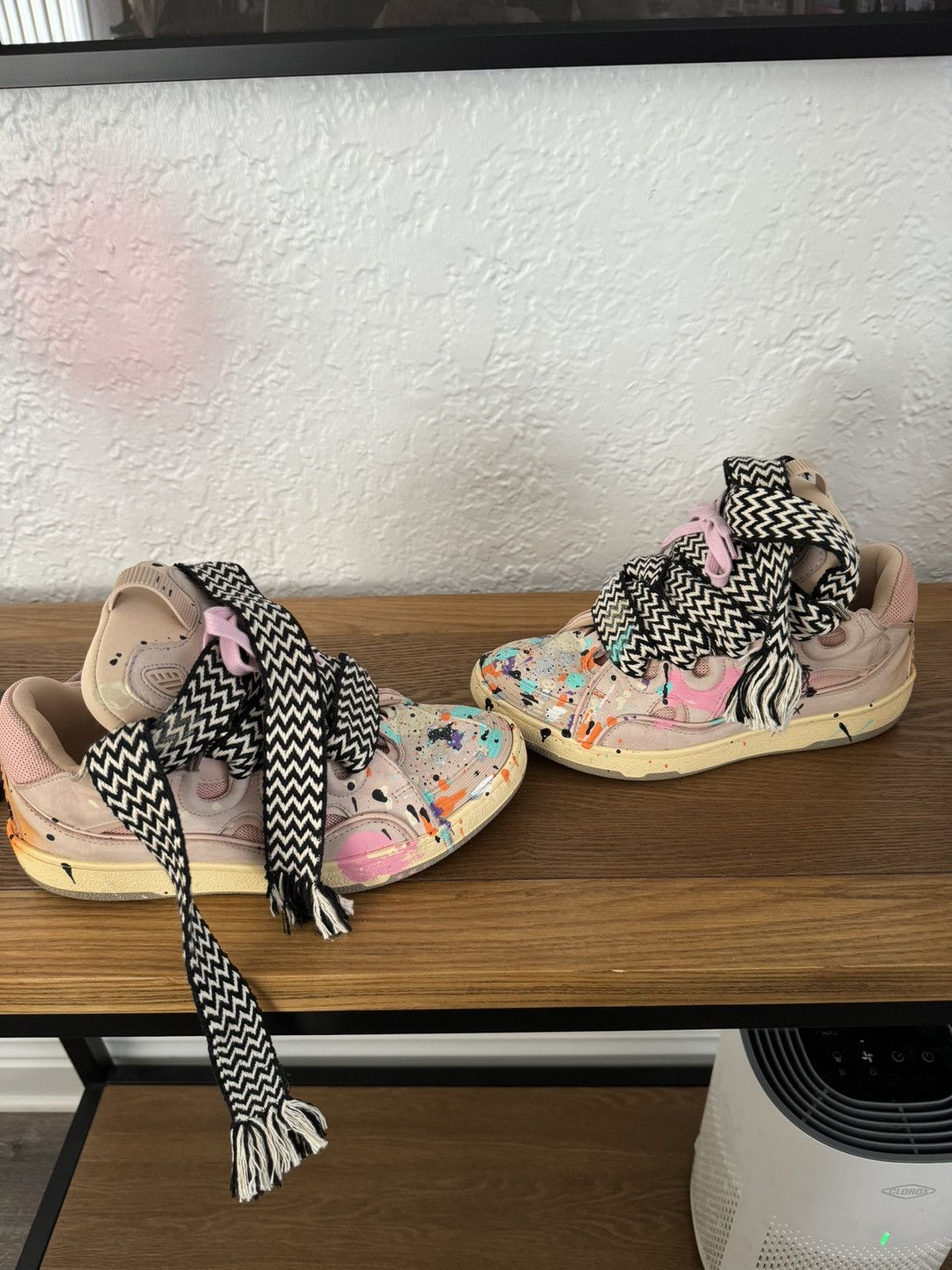 image of Gallery Dept Curb Sneakers in Pink, Men's (Size 8)