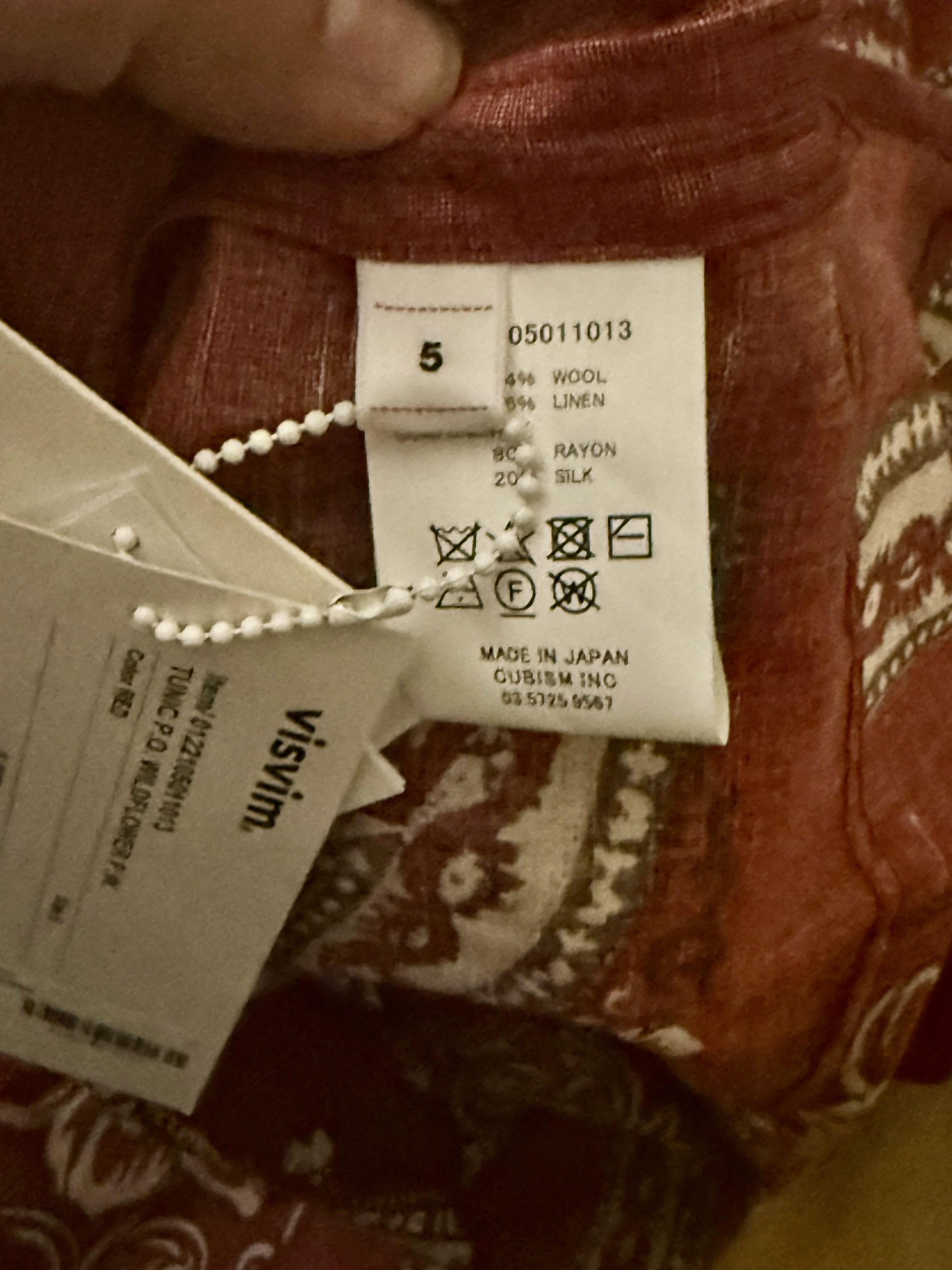 Visvim New with Tags Visvim Tunic P.O. Wildflower P.W. Size 5 / XXL Size US XXL / EU 58 / 5 - 4 Thumbnail