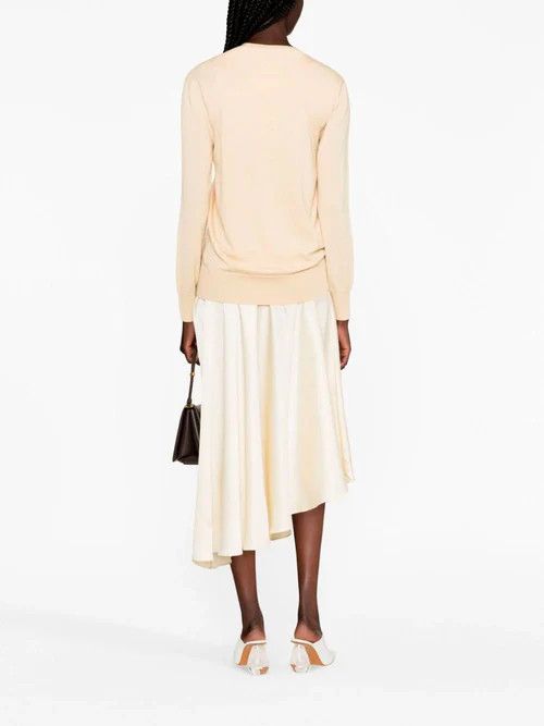 Jil Sander o1y1025 Sweater in Apricot Size M / US 6-8 / IT 42-44 - 4 Thumbnail