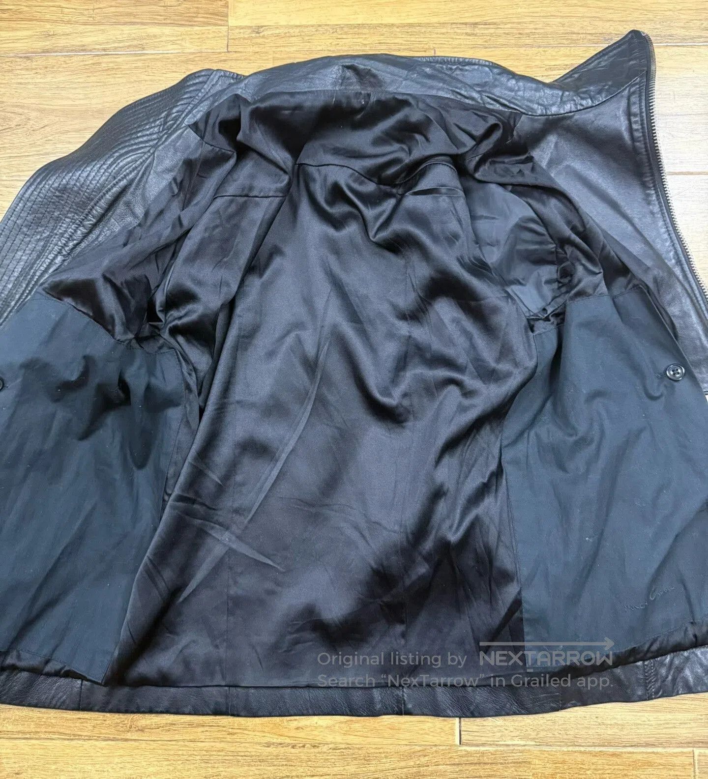 Rick Owens Rick Owens Men's Leather Biker Jacket. Size US S / EU 44-46 / 1 - 3 Thumbnail