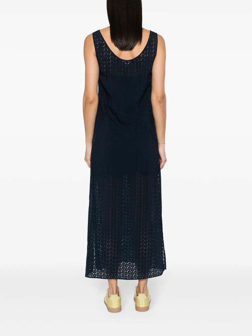 Kenzo o1y1025 Maxi Dress in Midnight Blue Size S / US 4 / IT 40 - 3 Thumbnail