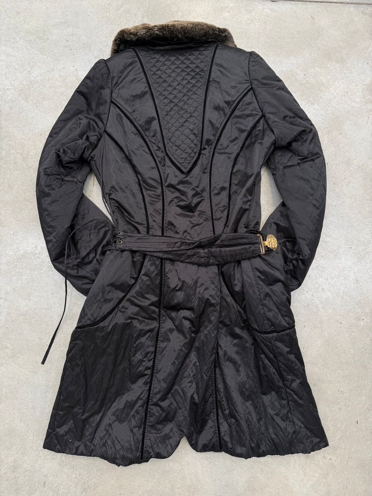 Roberto Cavalli Vintage Roberto Cavalli Class Black Coat L Size M / US 6-8 / IT 42-44 - 5 Thumbnail