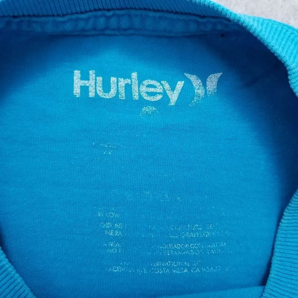 Hurley Hurley Shirt Mens Medium Blue Short Sleeve Crew Neck Size US M / EU 48-50 / 2 - 6 Thumbnail