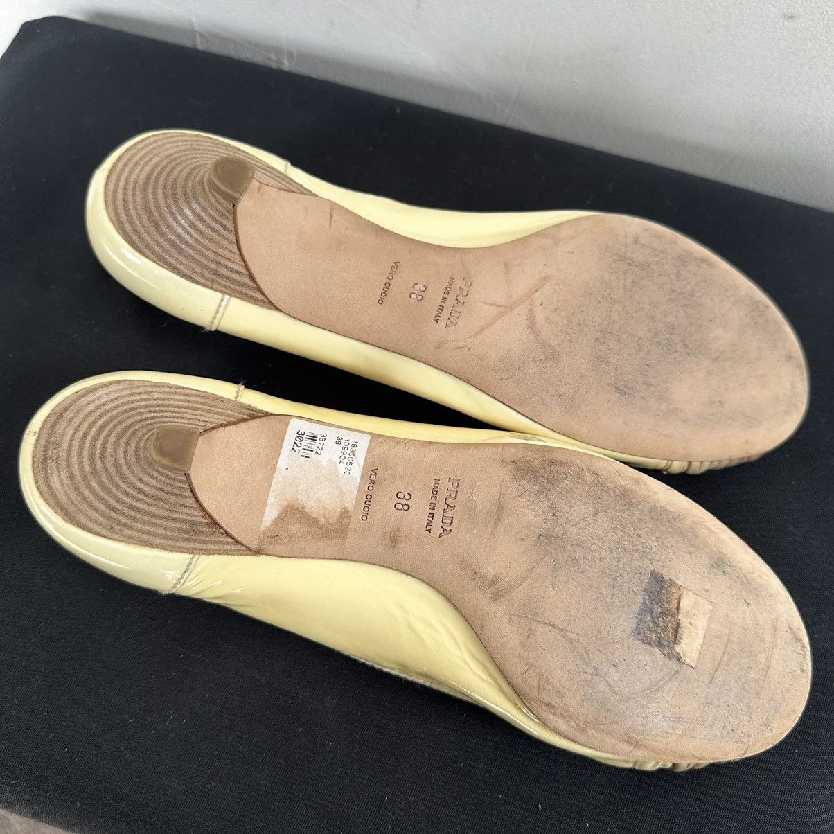 Prada Prada small heel Ballet Flats Shoes Vintage 2000s Retro Rare Size US 8 / IT 38 - 12 Thumbnail