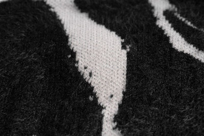 Designer × Japanese Brand Turtleneck Ripped Hole String Sweater Size US M / EU 48-50 / 2 - 10 Thumbnail