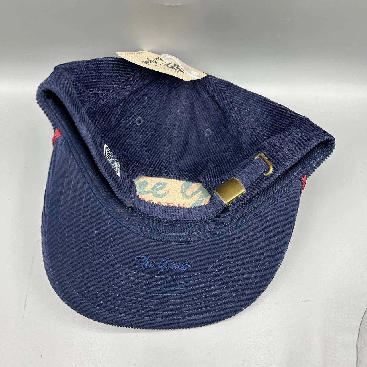 The Game Jackson Hole Hat Men Blue Corduroy Strap Back Cotton Size ONE SIZE - 6 Thumbnail