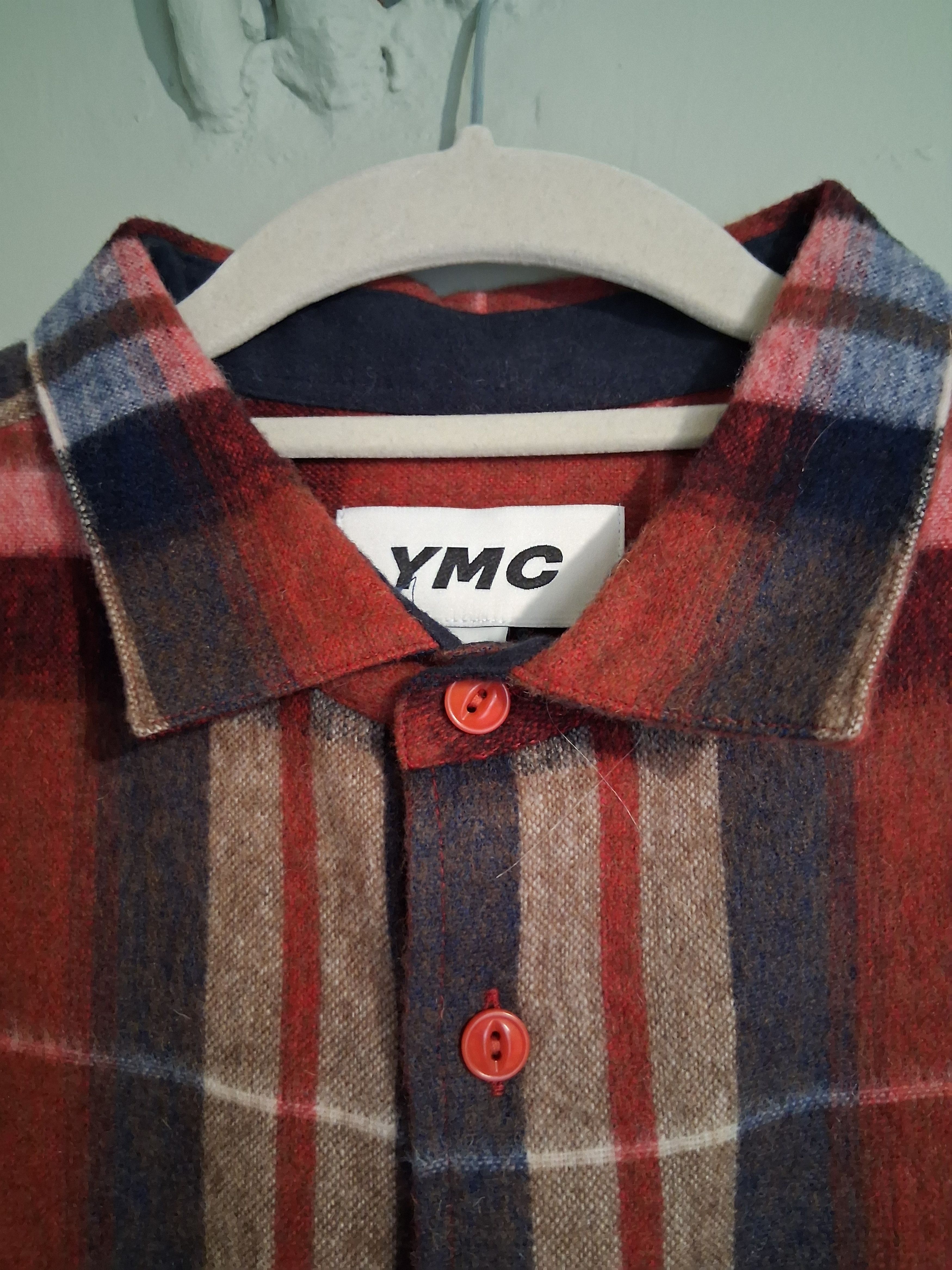 YMC Curtis Wool Check Shirt Red Size US S / EU 44-46 / 1 - 9 Thumbnail