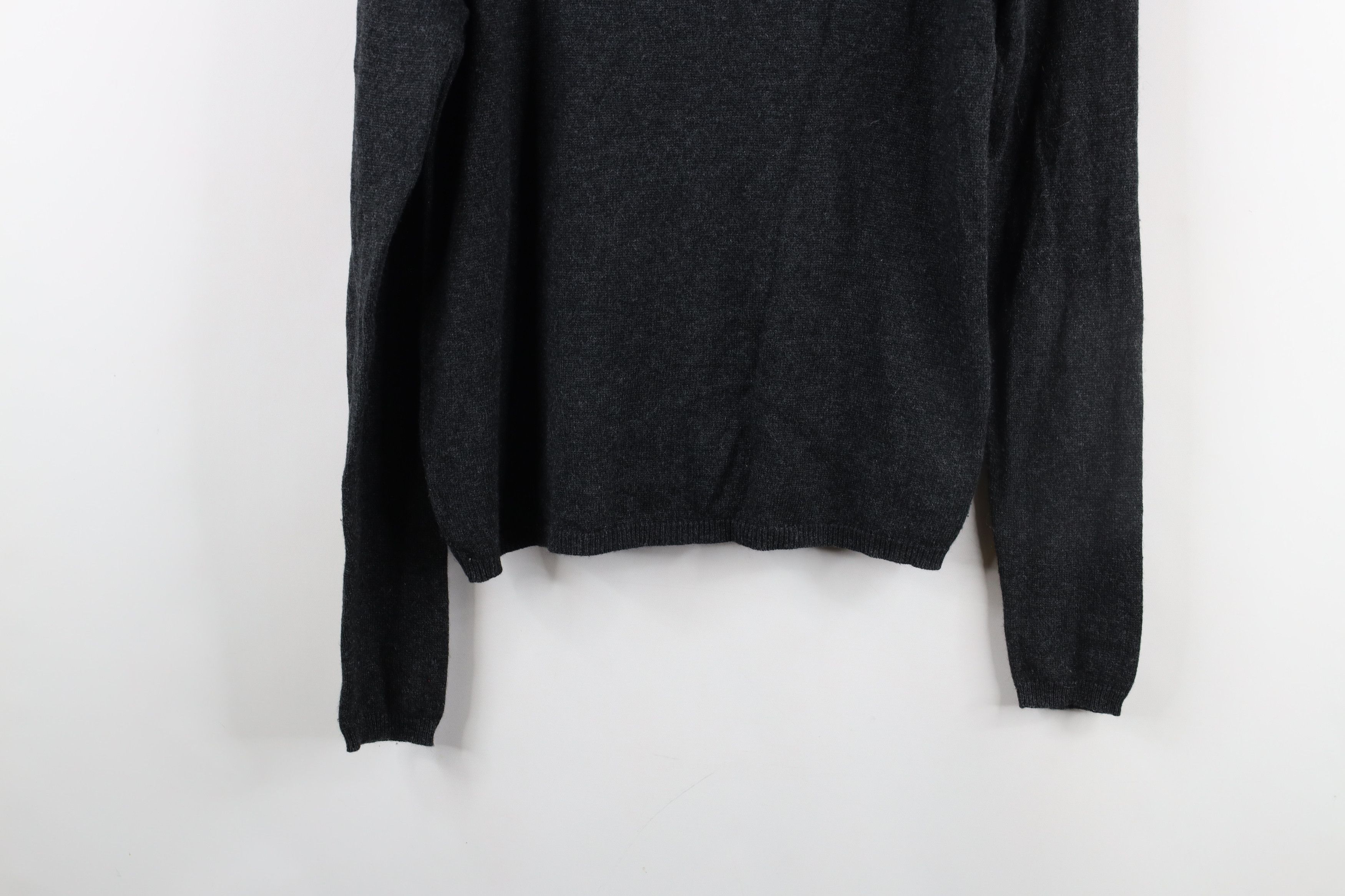 Vintage Vintage 90s Streetwear Silk Knit Turtleneck Sweater Gray Size M / US 6-8 / IT 42-44 - 10 Thumbnail