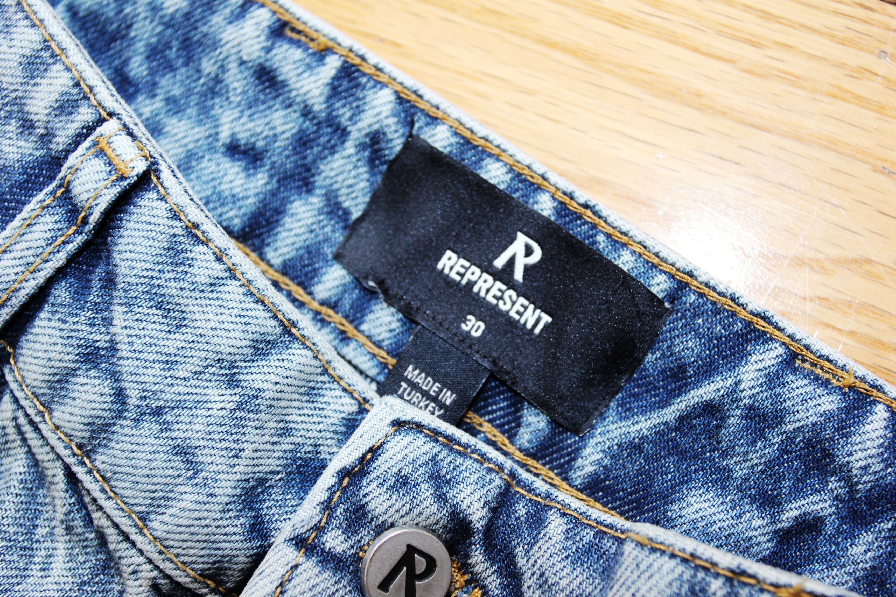 Represent Clo. BNWT SS25 REPRESENT R3 DISTRESSED BAGGY JEANS 30 Size US 30 / EU 46 - 8 Thumbnail
