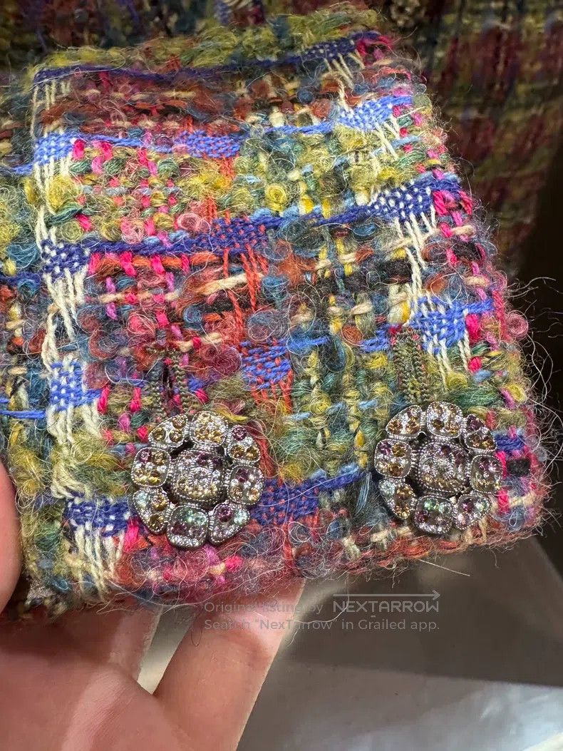 Chanel Chanel 22K Scottish colourful plaid tweed jacket Size XS / US 0-2 / IT 36-38 - 5 Thumbnail