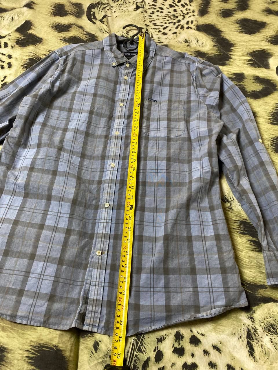 Barbour × Vintage Vintage Barbour Plaid Button Up Long Sleeve Size US L / EU 52-54 / 3 - 10 Thumbnail