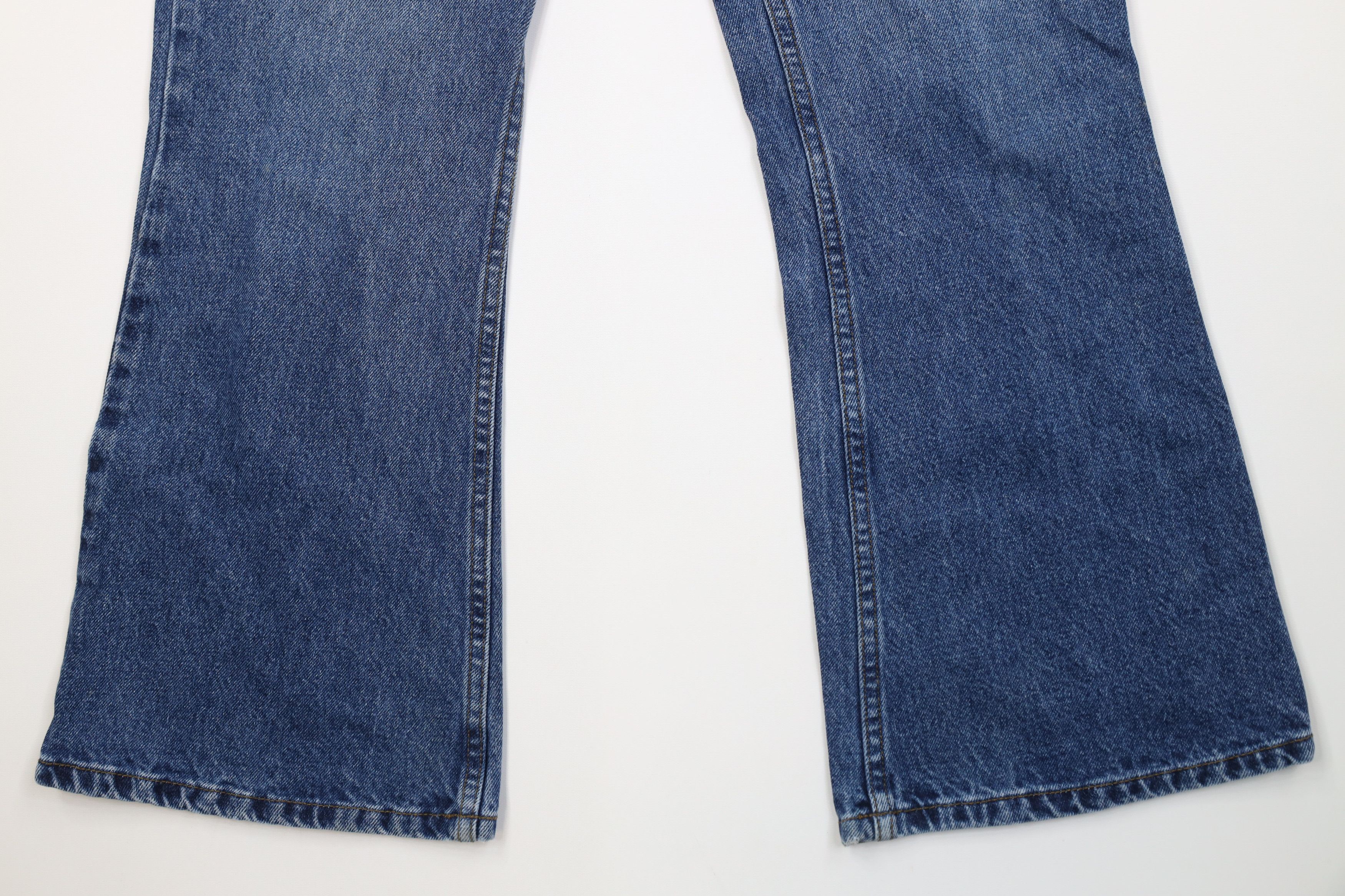Vintage Vintage 90s Y2K Mudd Flared Wide Leg Denim Jeans Blue Size 34" / US 12 / IT 48 - 4 Thumbnail