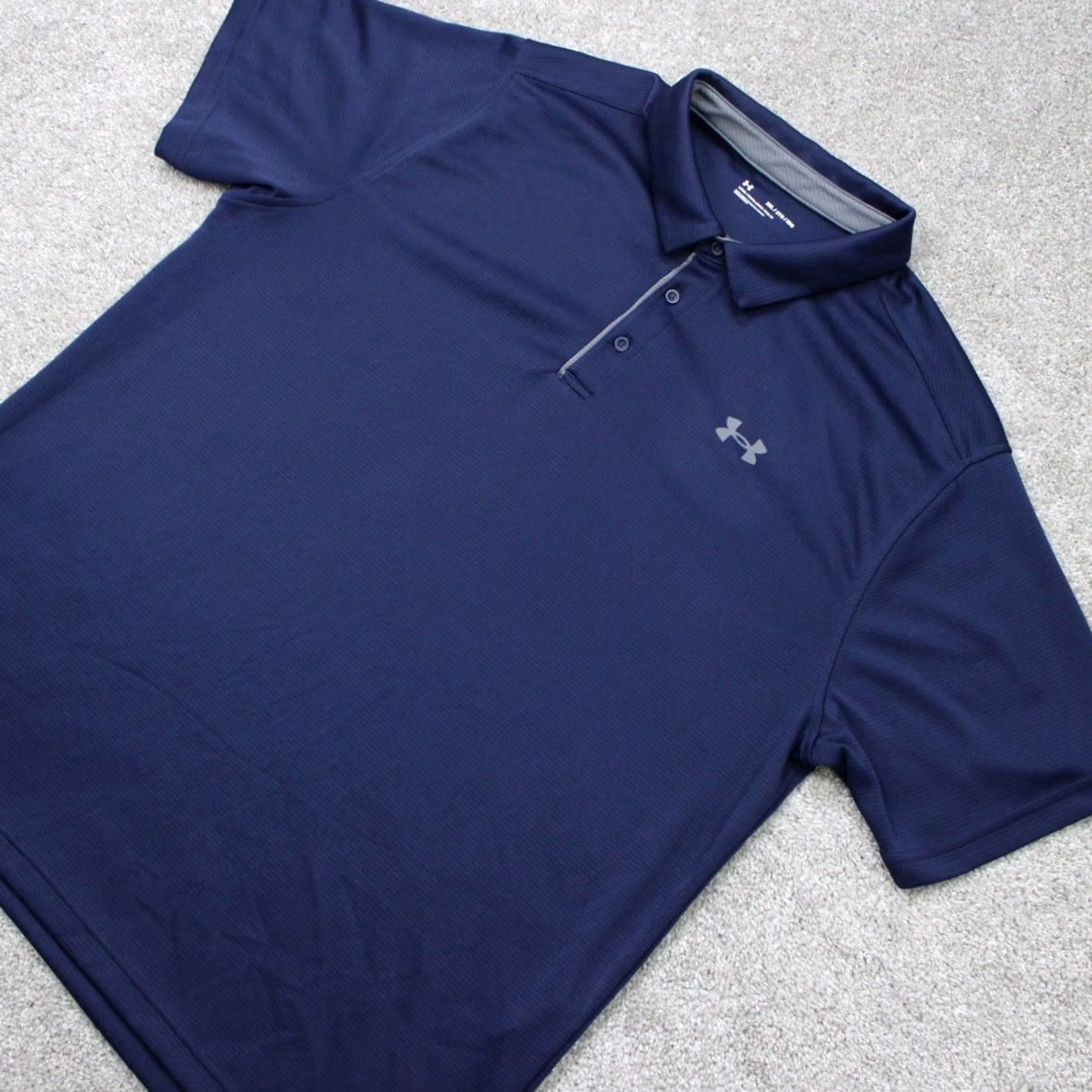 Under Armour Under Armour Polo Shirt Men 2XL Blue Short Sleeve Regular Fit Polo Structured Collar Casual, Activewear, Workwear, Business, Sports Size US XXL / EU 58 / 5 - 3 Thumbnail
