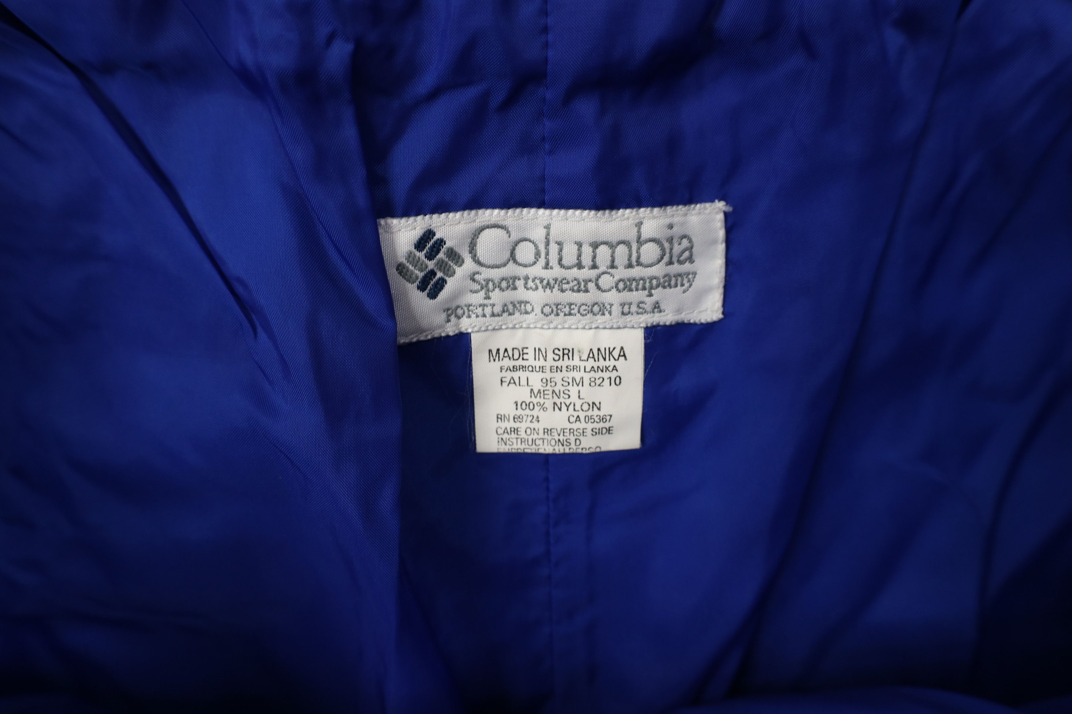 Columbia Vintage 90s Columbia Winter Rain Snow Pants Joggers Blue Size US 36 / EU 52 - 7 Thumbnail