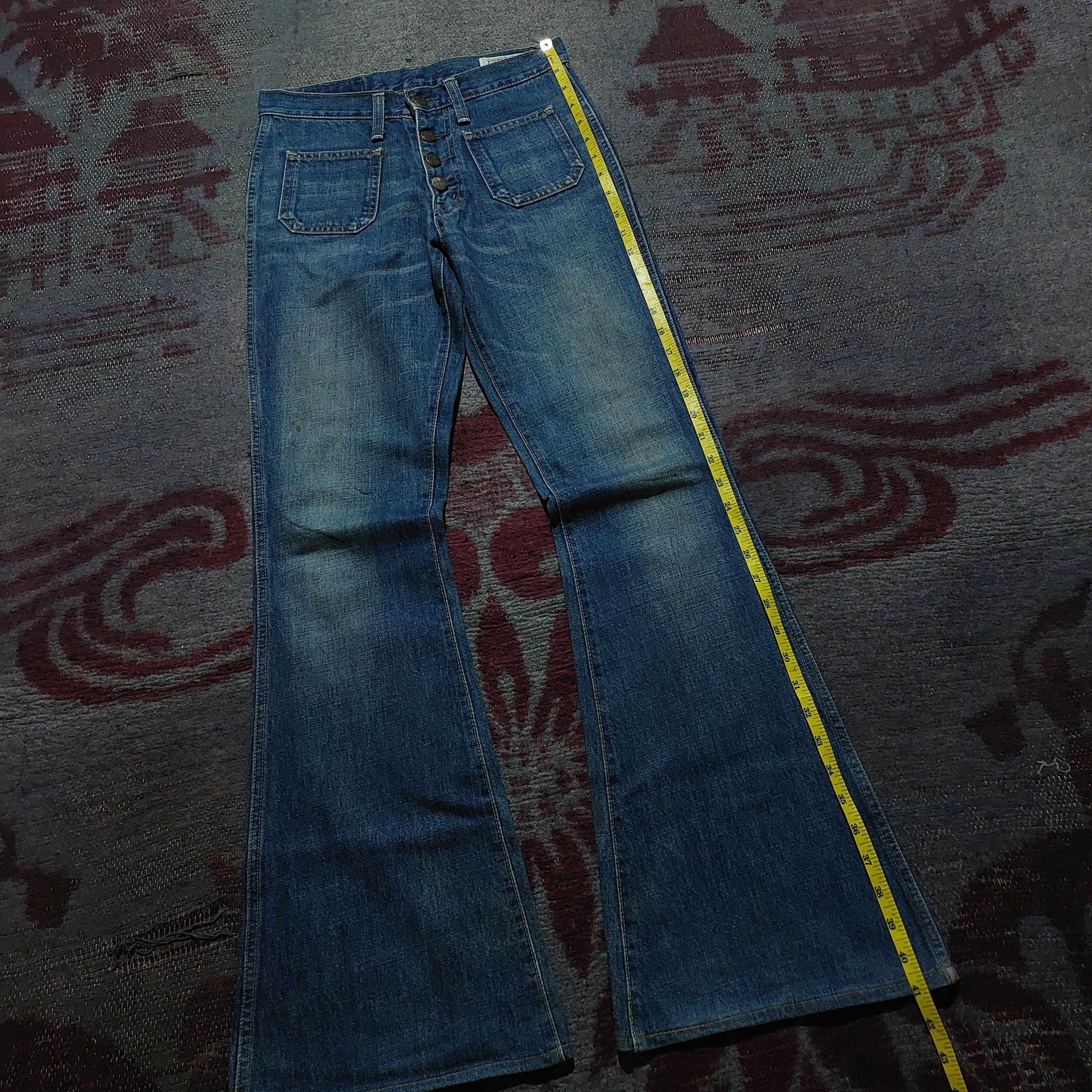 Big John Big John japan front pocket flared denim Size US 27 - 13 Thumbnail