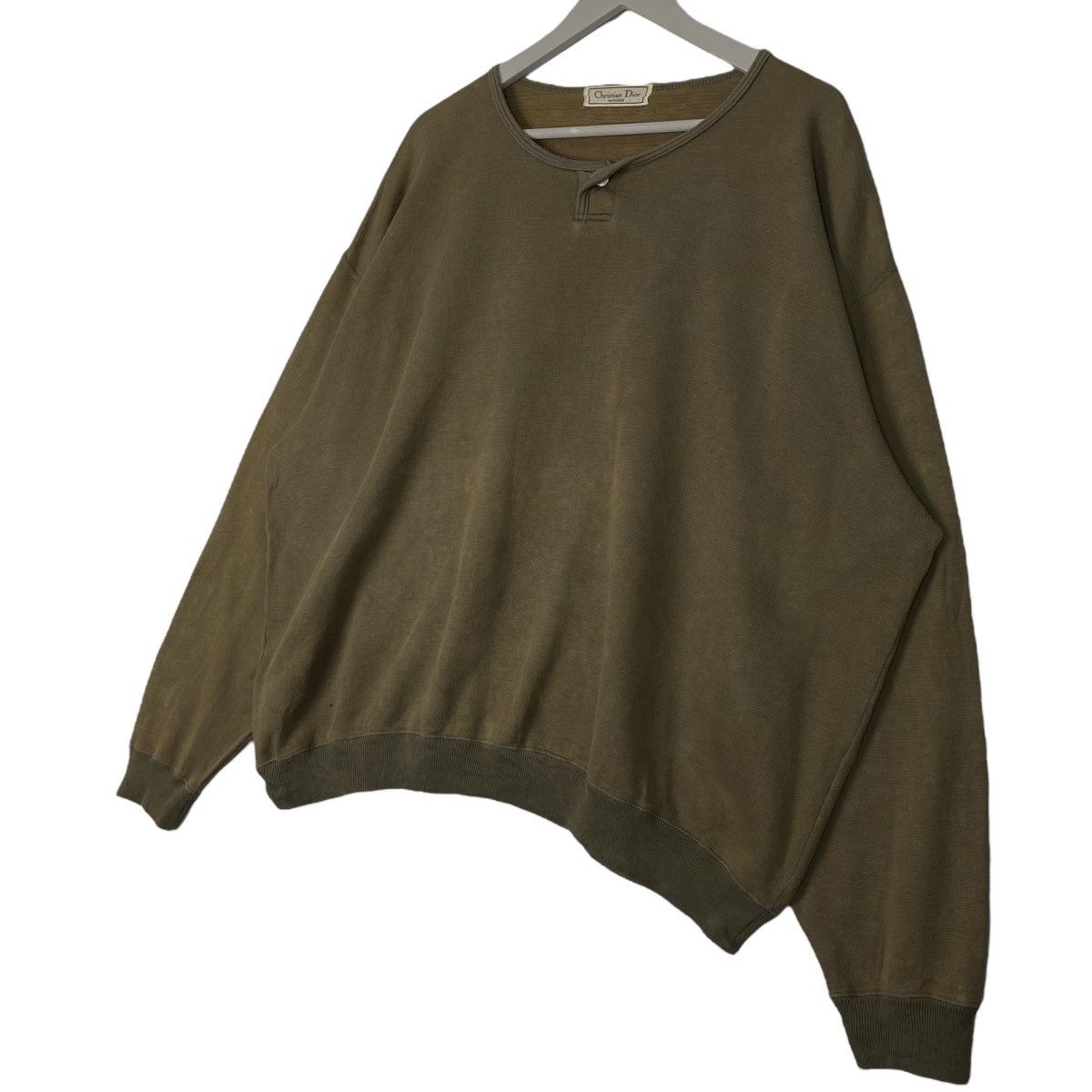 Vintage Vintage 90s Christian Dior Sweatshirt Crewneck Brown Size XL Size US XL / EU 56 / 4 - 2 Thumbnail