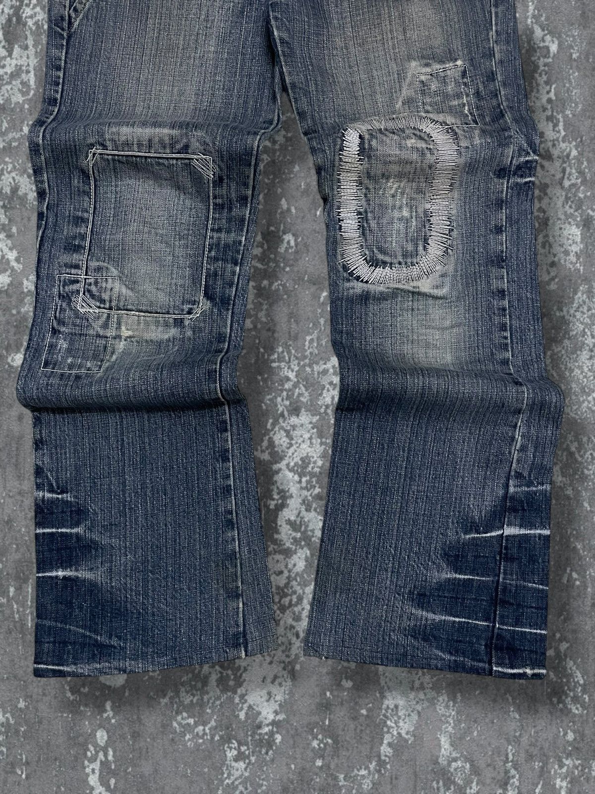 Hysteric Glamour Vintage 90s Rare Japan Designer Camel Road Distressed Denim Size US 31 - 3 Thumbnail