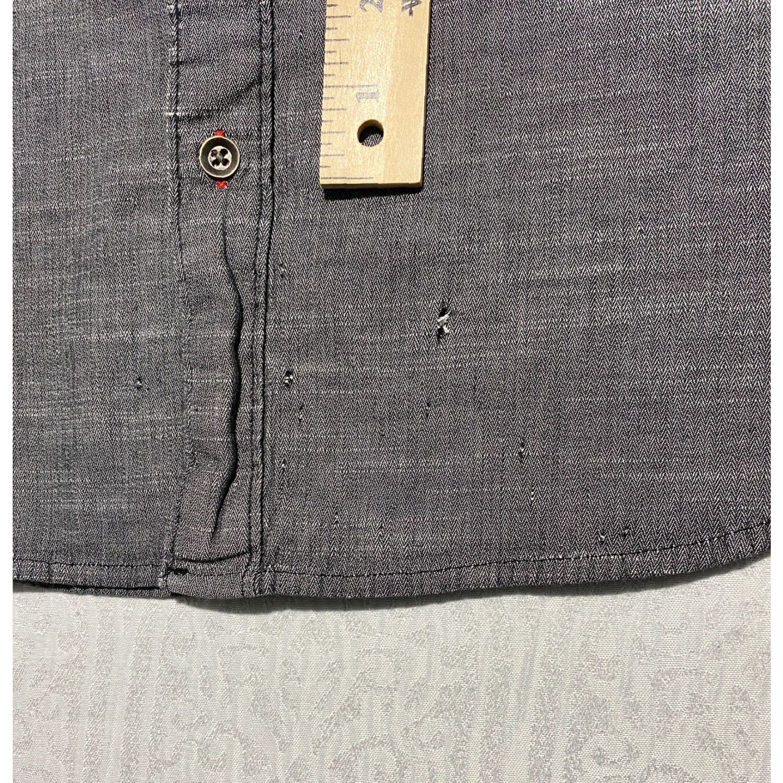 Vintage Rock & Republic Shirt Mens S Gray Casual Classic Button-Up Long Sleeve Pockets Size US S / EU 44-46 / 1 - 3 Thumbnail