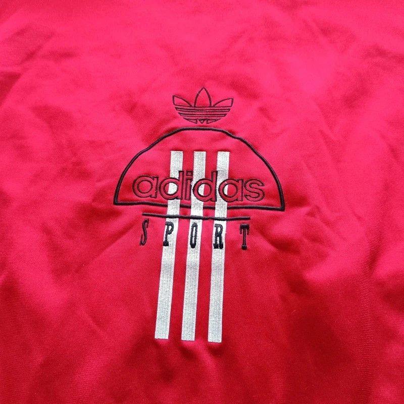 Adidas Vintage 80s Adidas Tracksuit Jacket Medium M Big Logo Size US M / EU 48-50 / 2 - 14 Thumbnail