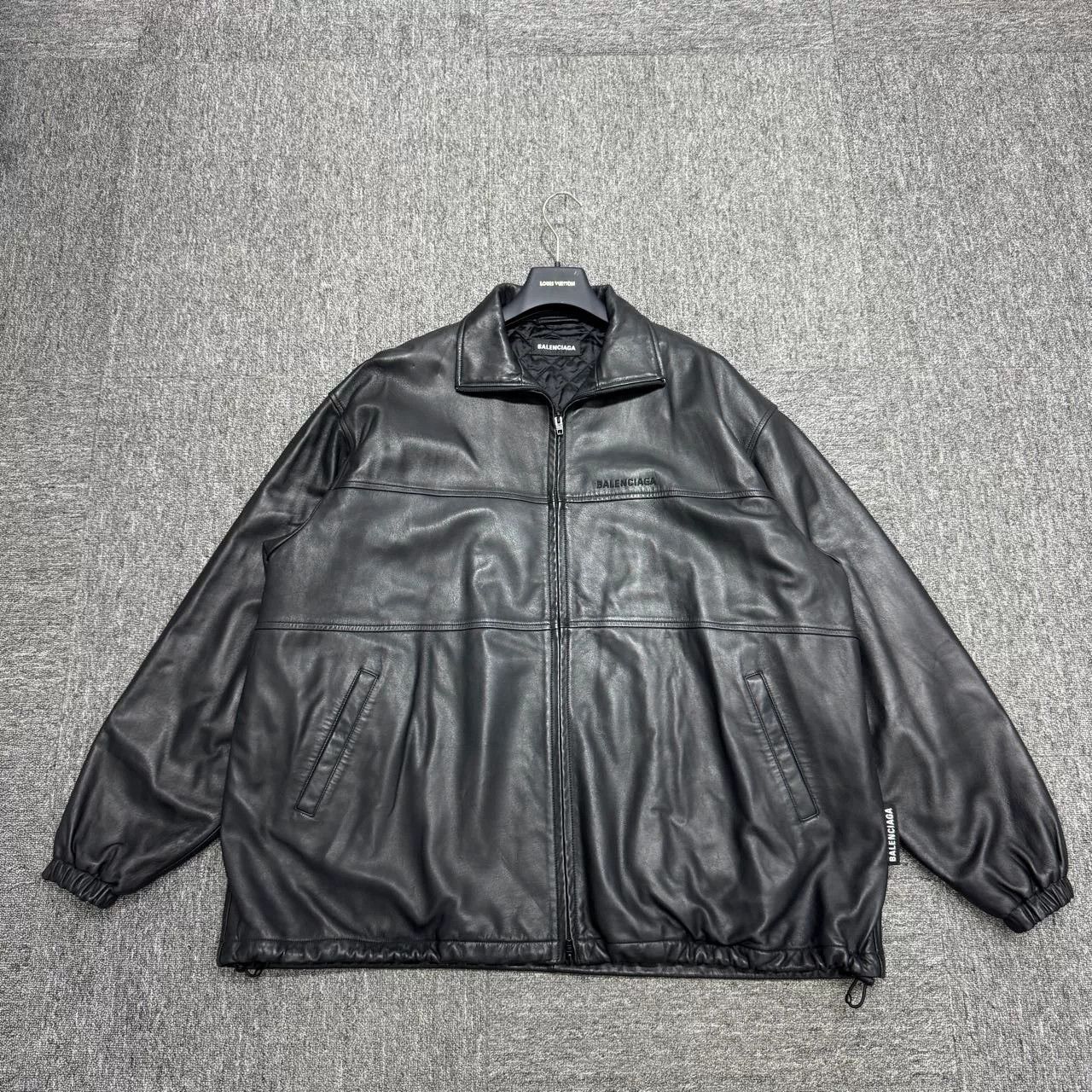 Balenciaga Balenciaga Leather Padded Jacket Size US L / EU 52-54 / 3 - 1 Thumbnail