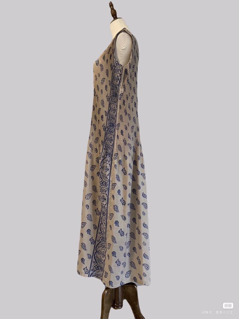 Issey Miyake Issey Miyake A grey main line cashew flower dress Size S / US 4 / IT 40 - 4 Thumbnail