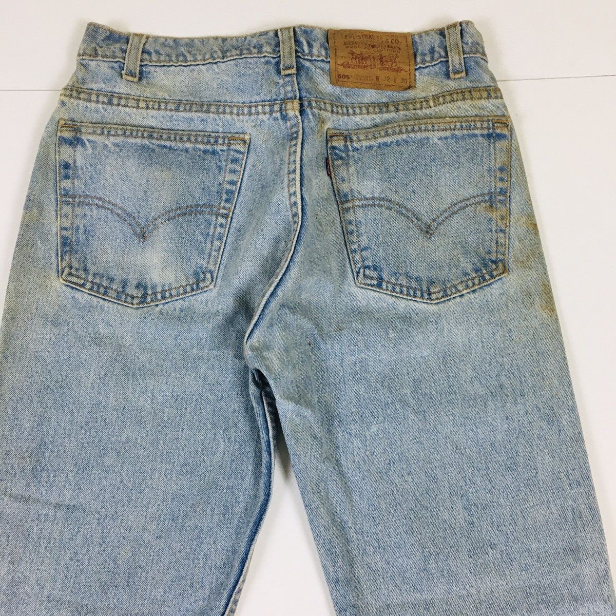 Levi's Vintage 90s Levi’s 505 Regular Fit Straight Leg Size US 32 / EU 48 - 7 Thumbnail