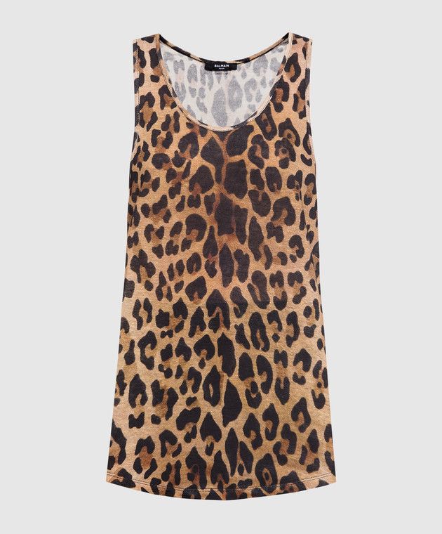 o1y0625 Tank Top in Leopard