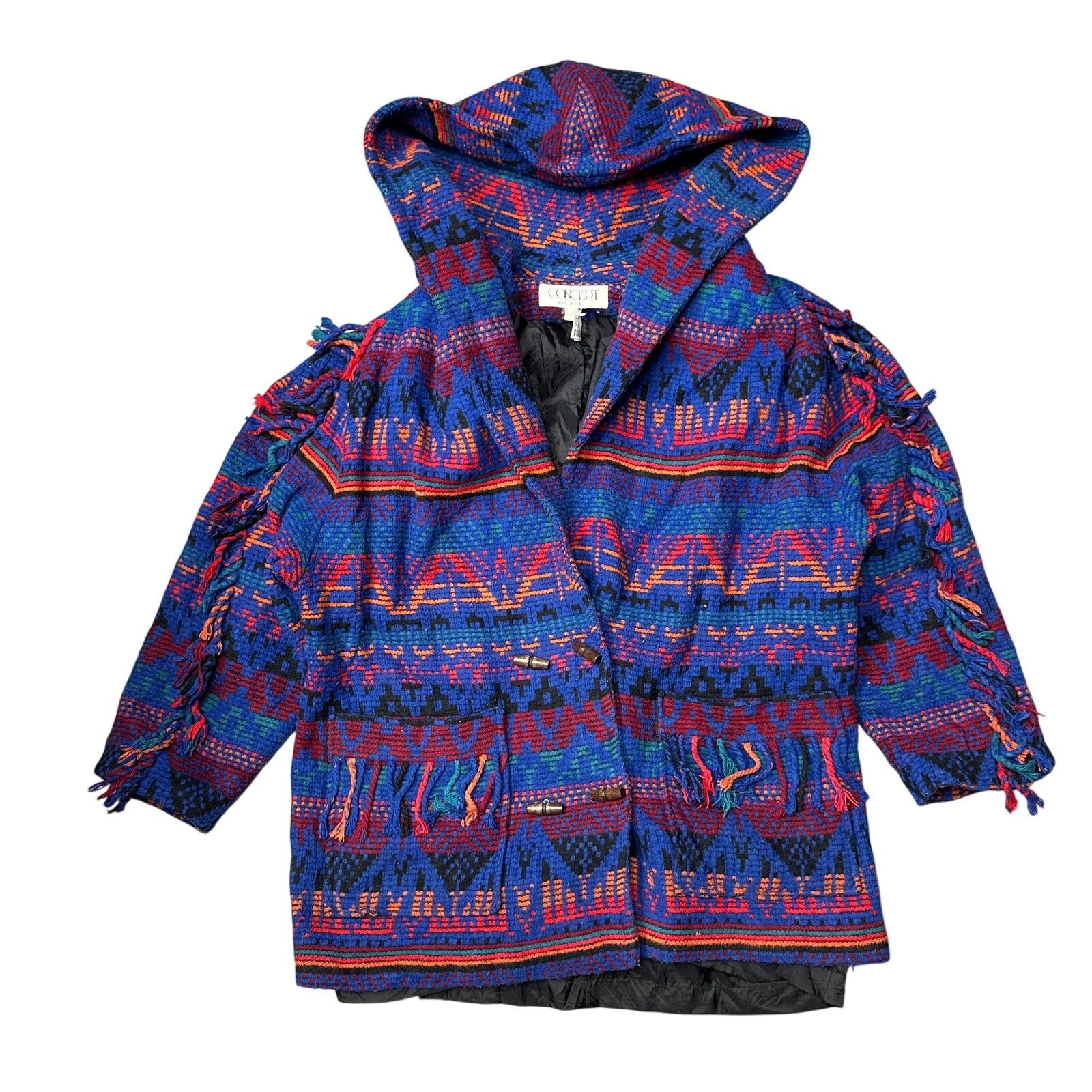 Other Vintage Concept Southwestern Blanket Coat Sweater Womens M Size M / US 6-8 / IT 42-44 - 1 Thumbnail