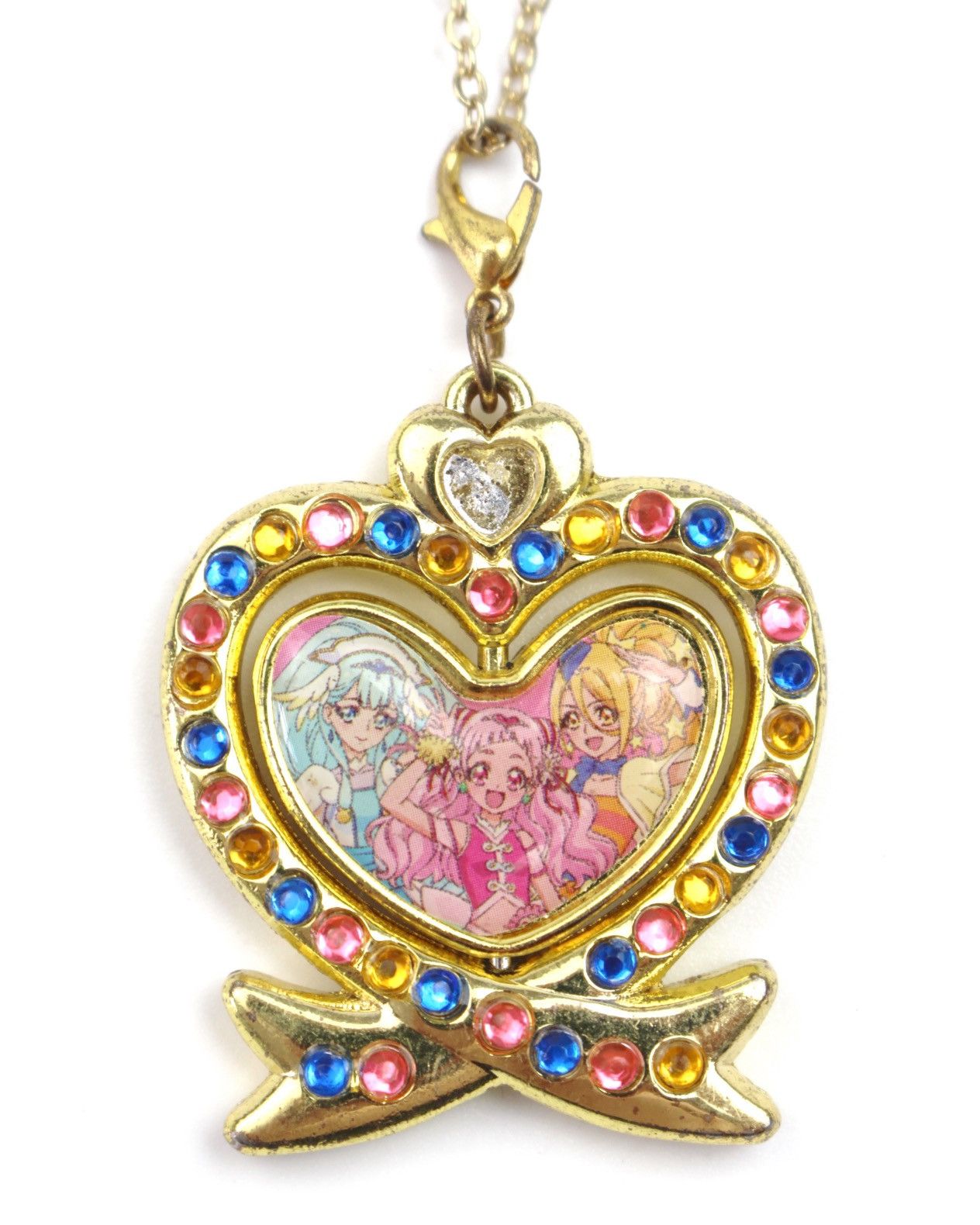 Hysteric Glamour 2018 HUGTTO PRETTY CURE CURE YELL SPINNER GOLD TONE NECKLACE Size ONE SIZE - 1 Thumbnail