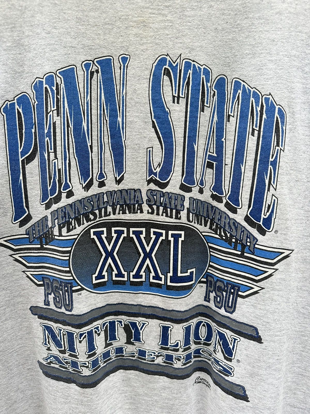Vintage Vintage Pennstate University by Capitol Tshirt A122 Size US M / EU 48-50 / 2 - 2 Thumbnail