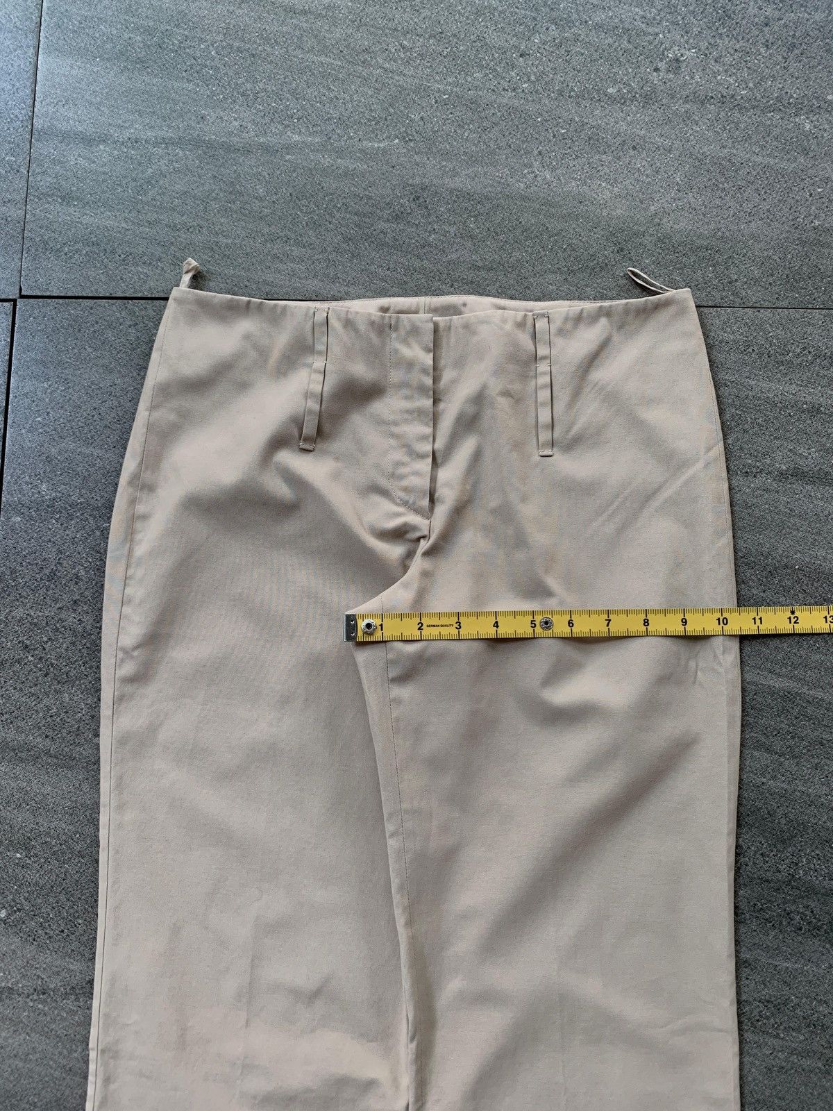 Prada FREE TAX! 2000s Slim Flared Trousers Size US 28 / EU 44 - 15 Thumbnail