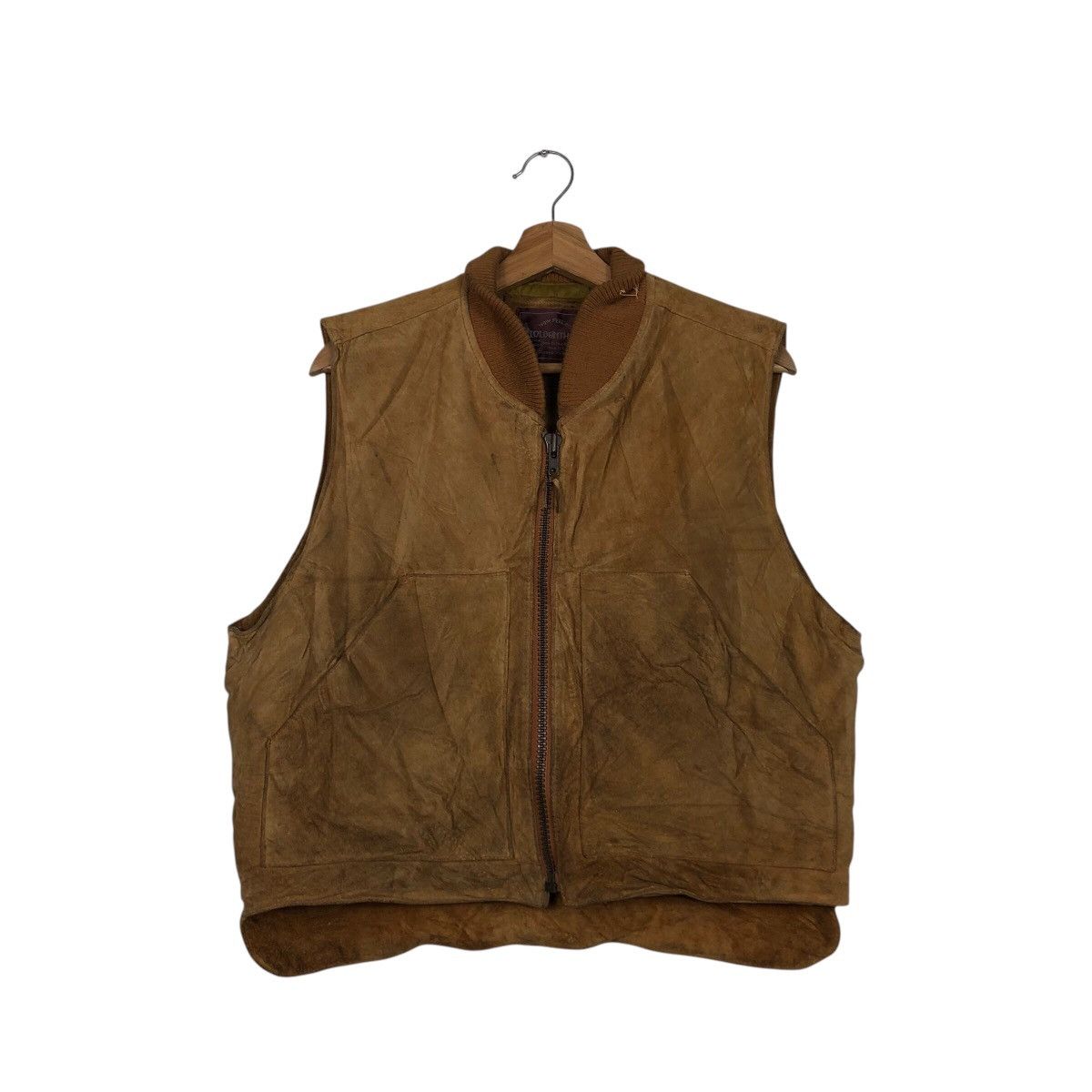 Japanese Brand 📌Vintage Utility Vest Leather Loldanthony Issey Miyake Size US M / EU 48-50 / 2 - 2 Thumbnail