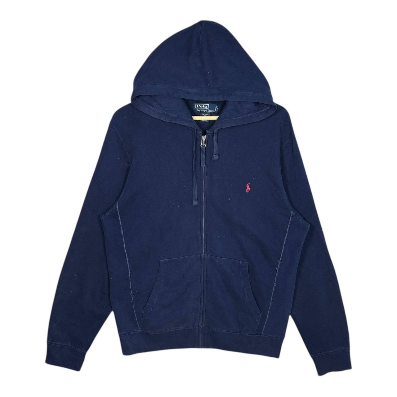 Polo Ralph Lauren Polo Ralph Lauren Navy Full Zip Hoodie Red Pony Small Size US S / EU 44-46 / 1 - 1 Thumbnail
