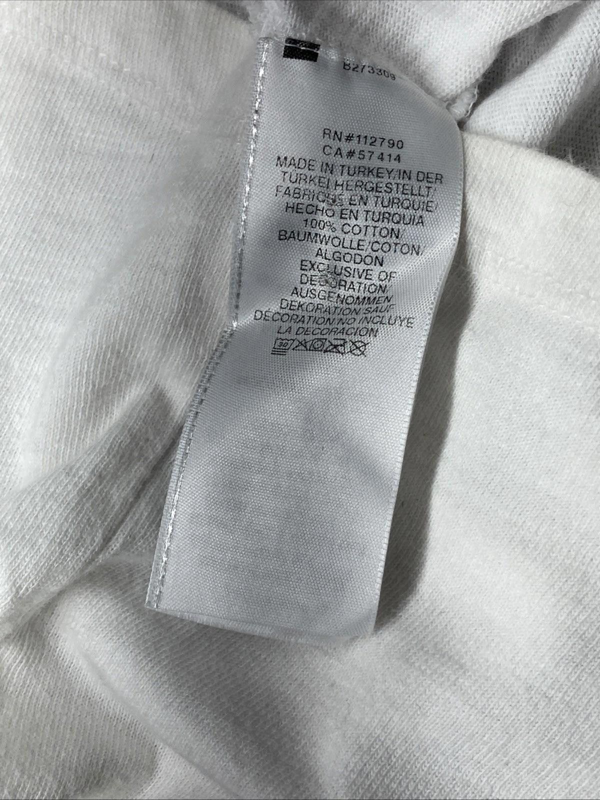 True Religion Men’s XL True Religion White Blank Crewneck T Shirt Red Logo Size US XL / EU 56 / 4 - 9 Thumbnail